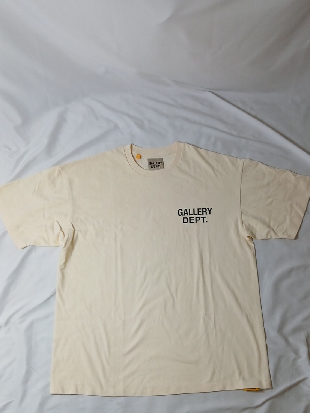 Gallery Dept Cream Short Sleeve Logo Tee